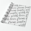 Search for with love from santa wrapping paper Cute