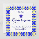 Search for wedding thank you bridesmaid cards Heart