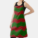 Search for winter christmas aprons Red and green