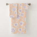 Search for floral bath towels Lavender