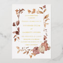 Search for gold foil pressed wedding invitations Watercolor