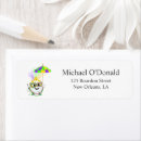 Search for mardi gras mask return address labels Purple