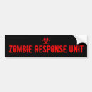 Search for zombie bumper stickers Response