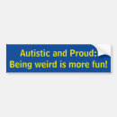 Search for autistic bumper stickers Aspergers