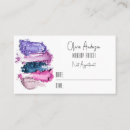 Search for beauty salon appointment cards Qr code