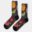 Search for orange fruit socks Pattern