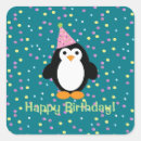 Search for penguin party stickers Bird