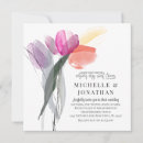Search for pink tulip wedding invitations Modern