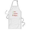 Search for naughty nice aprons Humour