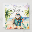 Search for surfing christmas cards Santa