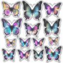 Search for pretty blue butterflies stickers Butterfly