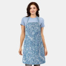 Search for vintage lace aprons Blue
