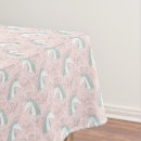 Search for pink unicorn tablecloths Floral
