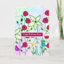 Search for pretty floral birthday cards Mother