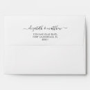 Search for modern fonts weddings Return address