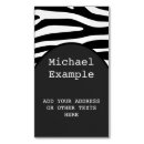 Search for zebra pattern business cards Texture