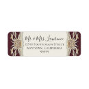Search for black tie wedding return address labels For her
