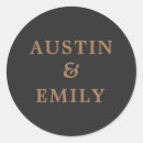 Search for black and gold wedding stickers Simple