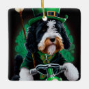 Search for bernedoodle christmas tree decorations Puppy