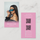 Search for influencer business cards Qr code