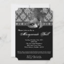 Search for silver masquerade invitations Ball