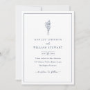 Search for blue flower border wedding invitations Rustic