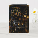 Search for classic car birthday cards Happy birthday dad