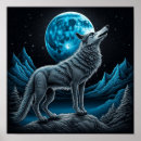 Search for blue wolf posters Full moon