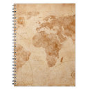 Search for old world map notebooks Antique