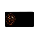 Search for music return address labels Old