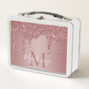 Search for rose gold lunch boxes Girly