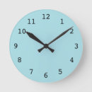 Search for plain blue clocks Simple