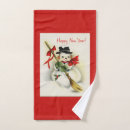 Search for new year bath towels Snowman