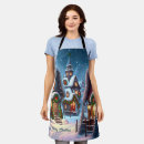 Search for village aprons Blue
