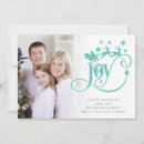 Search for teal christmas cards Santa