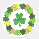 Search for shamrock wreath stickers St patrick's day