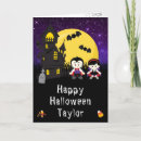 Search for happy granddaughter halloween cards Purple