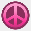 Search for blue peace sign stickers Pink