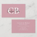 Search for misty business cards Pink