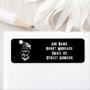 Search for skull and crossbones return address labels Jolly roger
