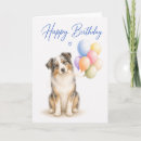 Search for australian shepherd birthday cards Dog lover