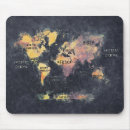 Search for world map mousepads Maps