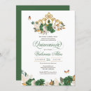 Search for mint and gold birthday invitations Roses
