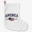 Search for patriotic christmas stockings Usa