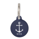 Search for nautical pet tags Blue