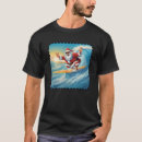 Search for surfing santa tshirts Funny christmas