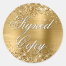 Search for metallic text stickers Gold