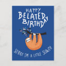 Search for belated postcards Sorry