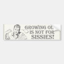 Search for over the hill bumper stickers Humour