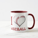 Search for love baseball mugs Heart